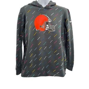On-Field Apparel Cleveland Browns Crucial Catch Pullover XL Ribbed Shoulder